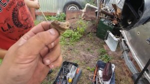 выхлопная система лодочного мотора Ямаха 9,9. Проблемы выхлопа.