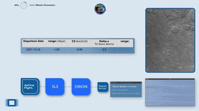 GURU for Lunar mission design simulations in GMAT смотреть онлайн