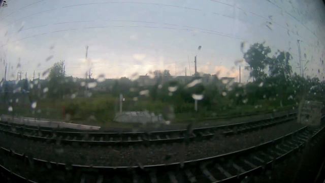 Железная дорога Александров 1 - Ростов-Ярослав. (вид из окна поезда, зап. сторона) (СЖД, Транссиб) смотреть онлайн