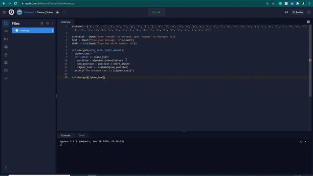 How to make a Caesar Cipher code смотреть онлайн