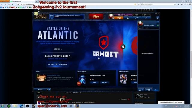 Zobgaming Snowdown Showdown - Game 1 смотреть онлайн