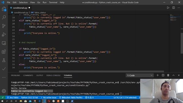 ? Python 3 Crash Course 2020 - #9 Conditionals смотреть онлайн