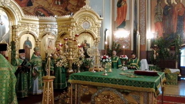 7 июня 2020 г. День Святой Троицы. Великая вечерня.