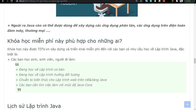 Java 01. Vì sao học lập trình Java | Lập trình Java смотреть онлайн