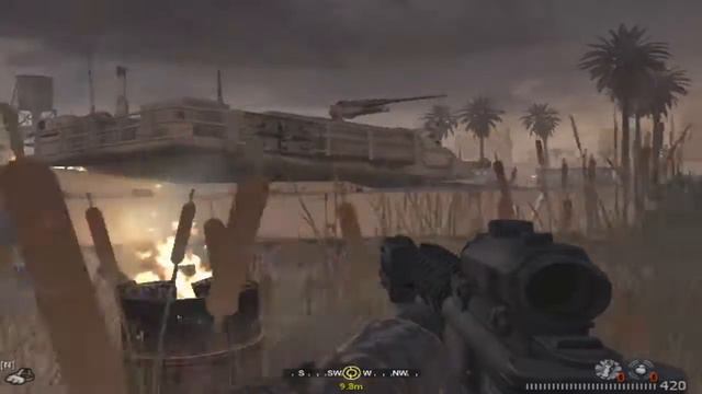 Call of Duty - 4 Америкосовский танк смотреть онлайн