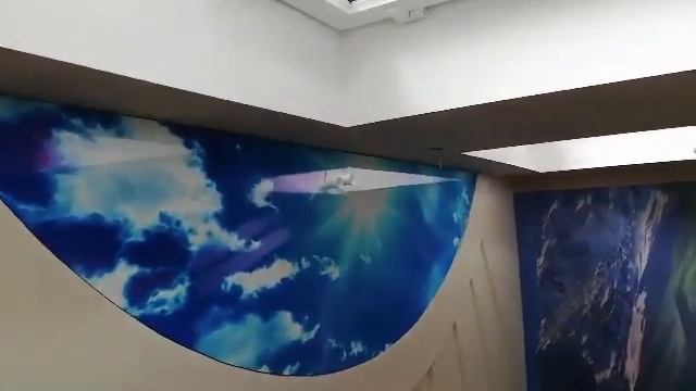 Фотопечать на натяжном потолке смотреть онлайн