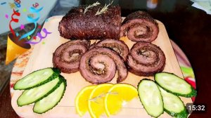 ГОВЯЖИЙ РУЛЕТ В ДУХОВКЕ.🐮🥩🧄🧈