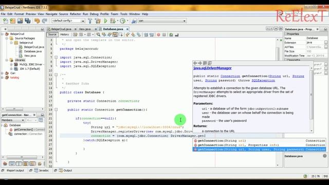 Create, Update, Delete (CRUD) java mysql part 2 смотреть онлайн