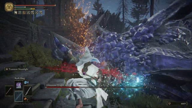 Elden Ring - Glintstone Dragon Adula Boss Gameplay смотреть онлайн