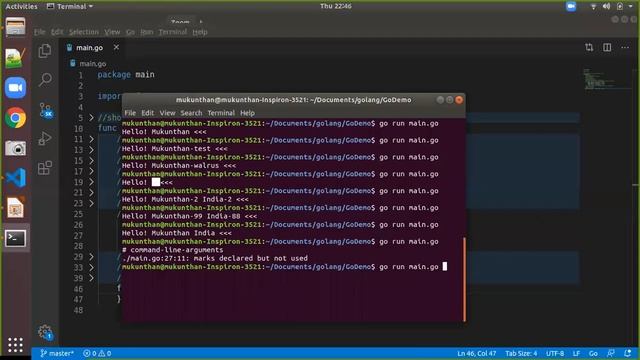 Variables in Golang ! смотреть онлайн