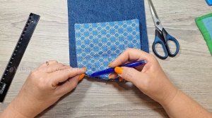 Крутая выкройка для 1000 идей из лоскутов ткани. Как сшить легко и просто сумку ,кошелек, клатч .