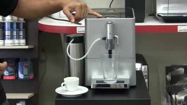 Jura ENA Micro 9 One Touch Cappuccino - Making a Coffee & Cappuccino смотреть онлайн