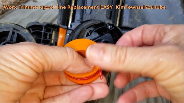 Worx Trimmer Spool Line Replacement | EASY | KimTownselYouTube