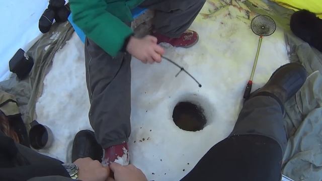 Рыбачка Соня. Часть 2. Рыбалка со льда на мормышку. Ловля сороги (плотвы). Fishing In The North.