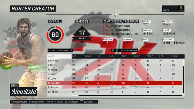 NBA 2K17 PS4 HOW TO CREATE CUSTOM ROSTER AND PLAYOFFS OFFLINE смотреть онлайн
