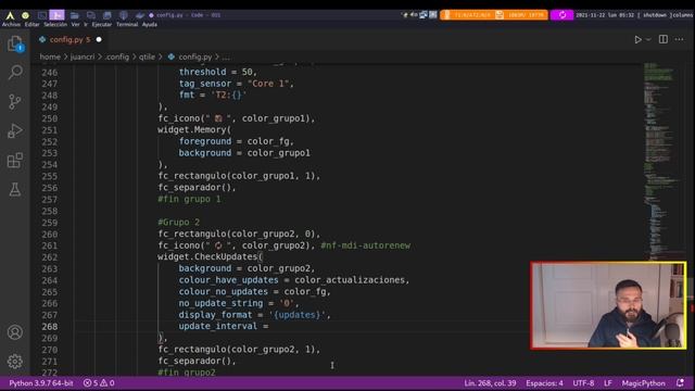 ArchLinux QTILE Parte 8