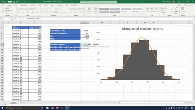 Confidence Interval Excel смотреть онлайн