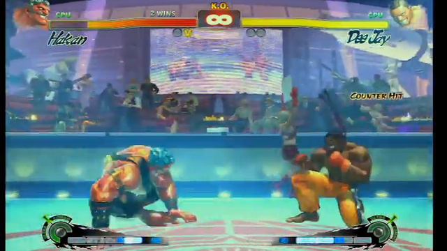 Super Street Fighter 4. Hakan vs Dee Jay. XBOX 360 PS 3 смотреть онлайн