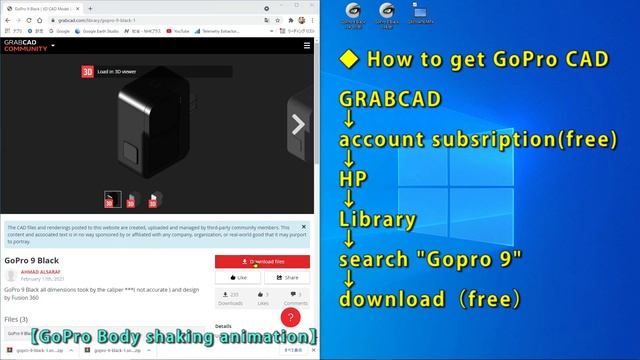 I created GoPro body animation by python! смотреть онлайн