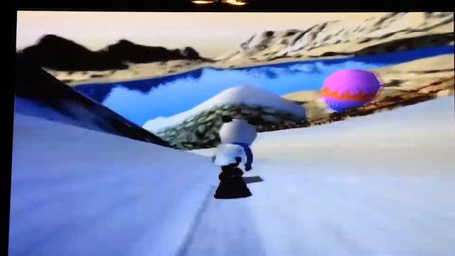 1080 Snowboarding On Nintendo 64! Out of Crystal Lake Course Glitch! смотреть онлайн