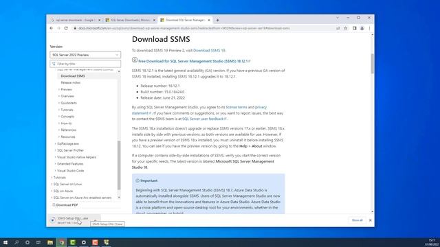 How to install Sql Server 2019 Developer Version & MSSQL Server Management Studio смотреть онлайн