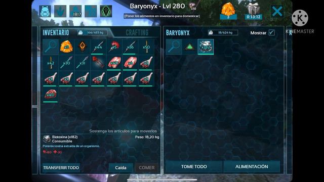 Como tamear al Baryonyx en ARK mobile смотреть онлайн
