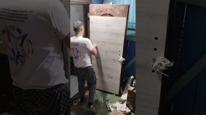 КАК ОБШИТЬ ДВЕРЬ ЛАМИНАТОМ !!! ЗА 2 ЧАСА !!! ДОРОГО - БОГАТО !!!