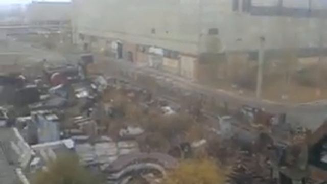 Вид с козлового крана