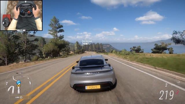 Porsche Taycan Turbo S- Forza Horizon 5 - Logitech G29 Steering Wheel Gameplay смотреть онлайн