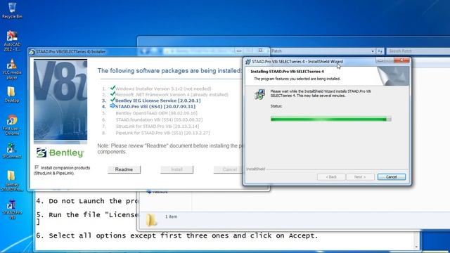 STAAD Pro Tutorials - How to Install & Activate Staad Pro V8i Full Version ( Day -71 ) смотреть онлайн