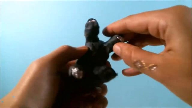 ПАНДА из пластилина. Как лепить панду. Panda made of clay tutorial. смотреть онлайн