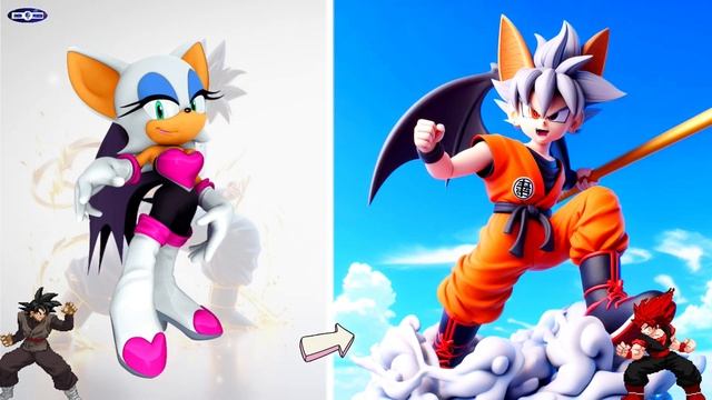 Sonic The Hedgehog Characters as Kakarot Goku смотреть онлайн