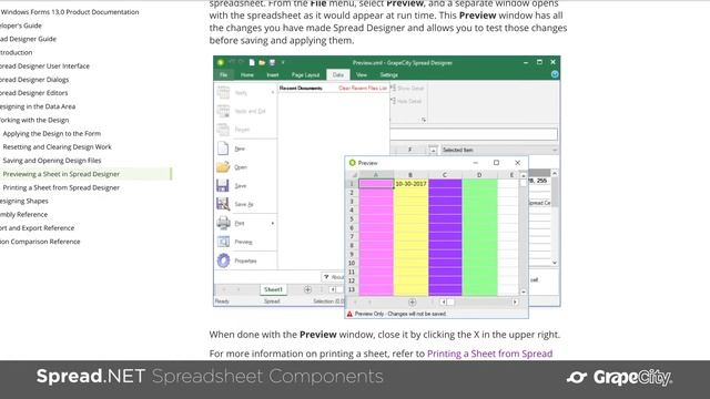 Spread.NET - Excel-like .NET Spreadsheet Components смотреть онлайн