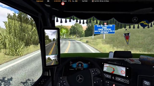 ETS 2 1.40●Mercedes-Benz Actros MP5●EAA Map●Hi-tech on the road #1 смотреть онлайн