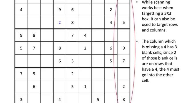 Sudoku Lesson 1 - Introduction to Sudoku Puzzles, Scanning and Basics (Easy) смотреть онлайн