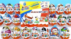 25 Киндер Сюрпризов, Unboxing Kinder Surprise Леди Баг, Барби, Marvel, Маша и Медведь, Смешарики