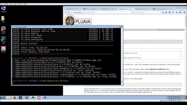 How to Build and Install PL/Java with MinGW-w64 смотреть онлайн