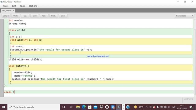 NESTED CLASS IN JAVA| CHAPTER 6 CLASS 10TH| ICSE| BE | WITH PRACTICAL IMPLEMENTATION смотреть онлайн