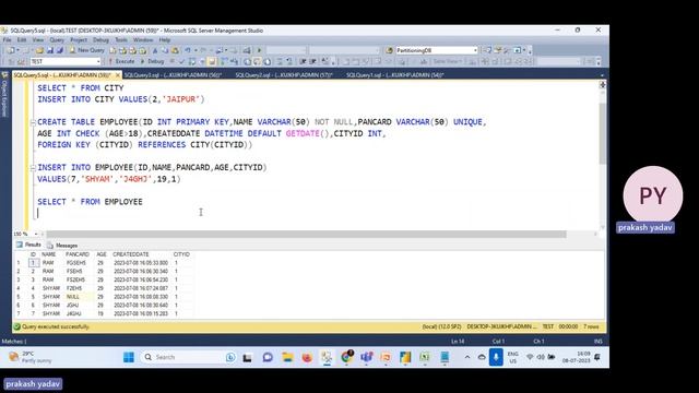 Constraints in SQL in Hindi | DBMS | Primary Key | Unique Key | Not Null | Check | Default -4 смотреть онлайн