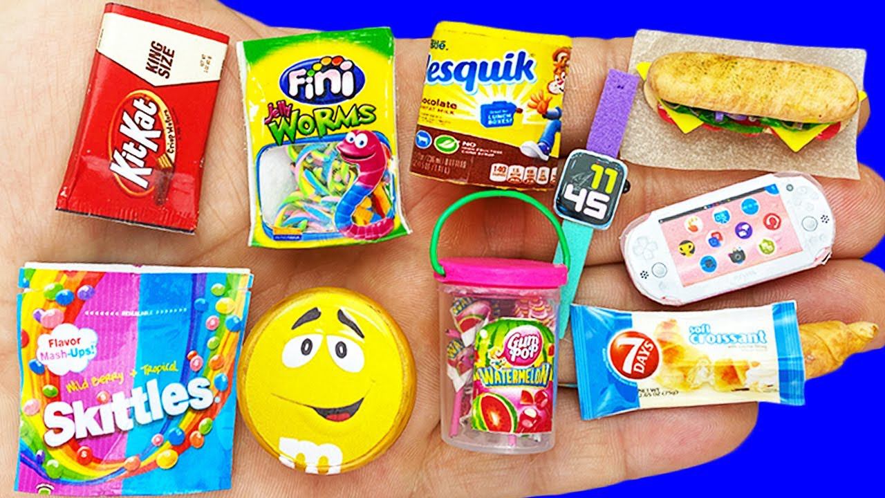 19 DIY MINIATURE FOOD REALISTIC HACKS AND DIY CRAFTS COLLECTION !!!