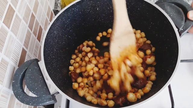 НОХУТ (НУТ) С МЯСОМ ПО ТУРЕЦКИ ! .СЫТНОЕ И ВКУСНОЕ БЛЮДО ? смотреть онлайн