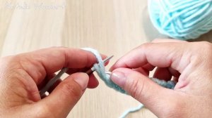 Лицевая гладь спицами / вязание для начинающих / knits & pearls