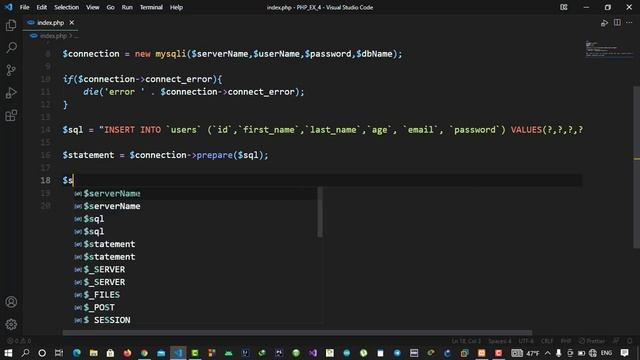 73 - prepare bind in php смотреть онлайн