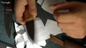 Проверяем остроту ножа