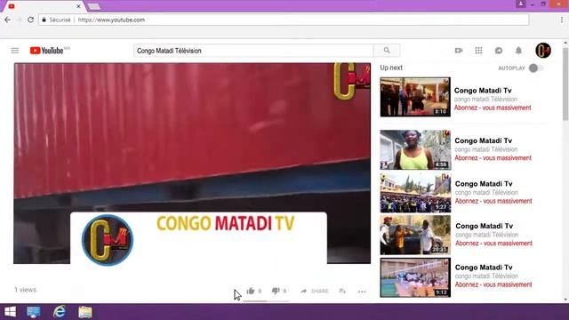 Présentation Congo Matadi TV смотреть онлайн