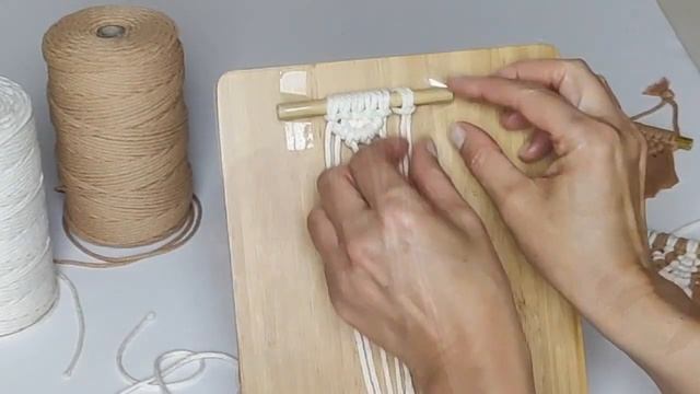 DIY - BOHO MAKRAMEE WANDBEHANG - ORNAMENT/ Boho Macrame Wallhanging - Ornament ♡︎ смотреть онлайн