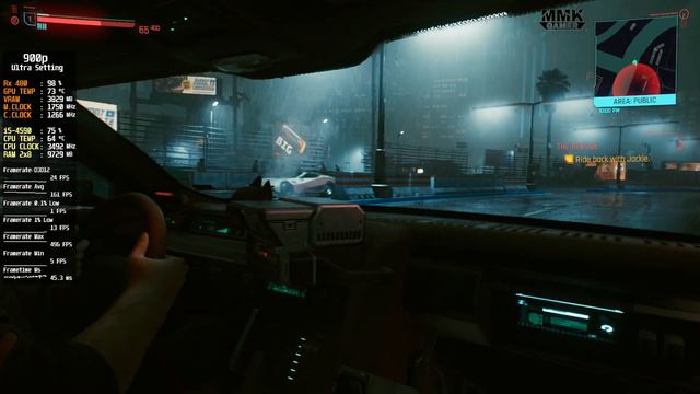CYBERPUNK 2077 | RX 480 4GB + i5-4590 | 720p, 900p, 1080p | Ultra Setting |1080p смотреть онлайн