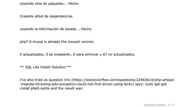 MySQL : Laravel 5.4 on PHP 7.0: PDO Exception - Could not find driver (MySQL) смотреть онлайн