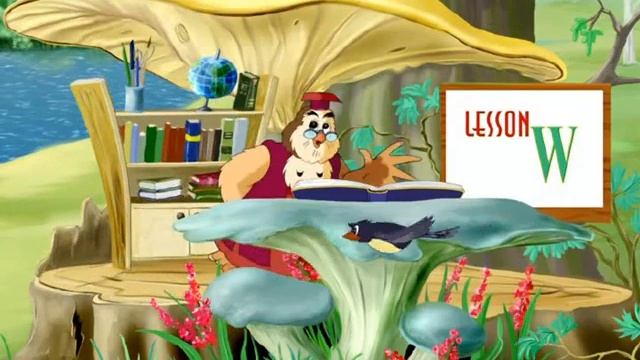 Уроки тетушки Совы - Английский алфавит буква - W смотреть онлайн