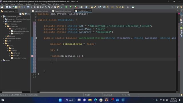 How to create Registration Form using Jsp Servlet in java | OOP Project Part 4 смотреть онлайн
